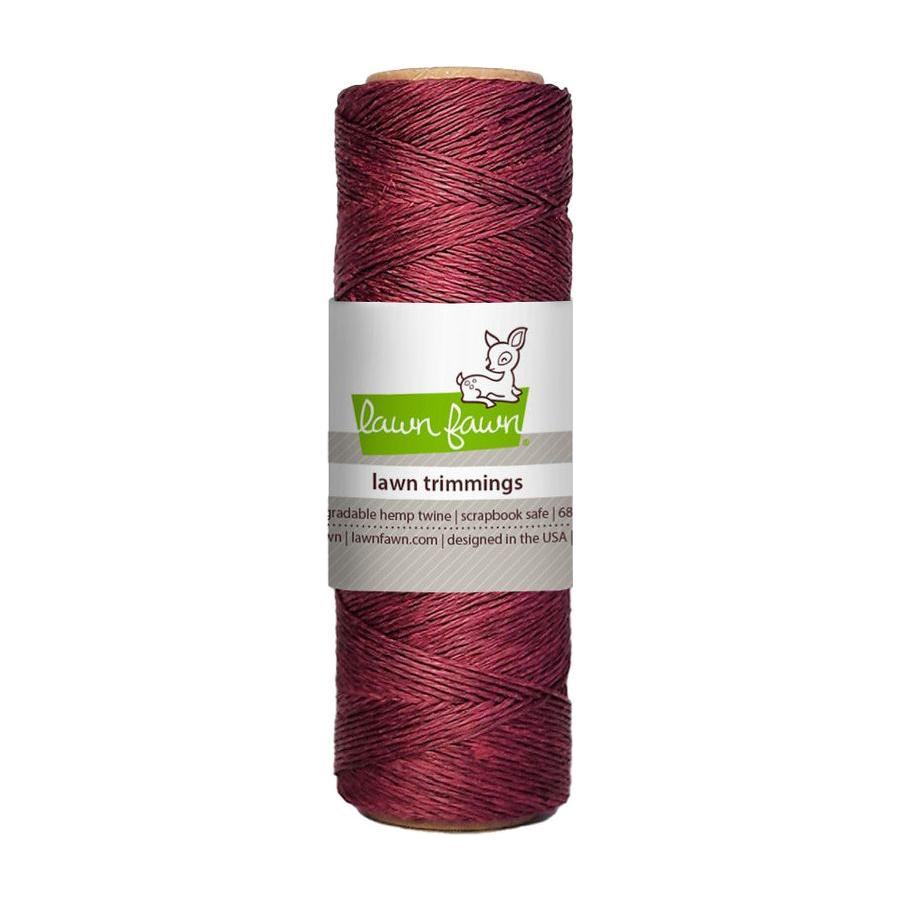 Lawn Fawn Burgundy Hemp Twine lf3554