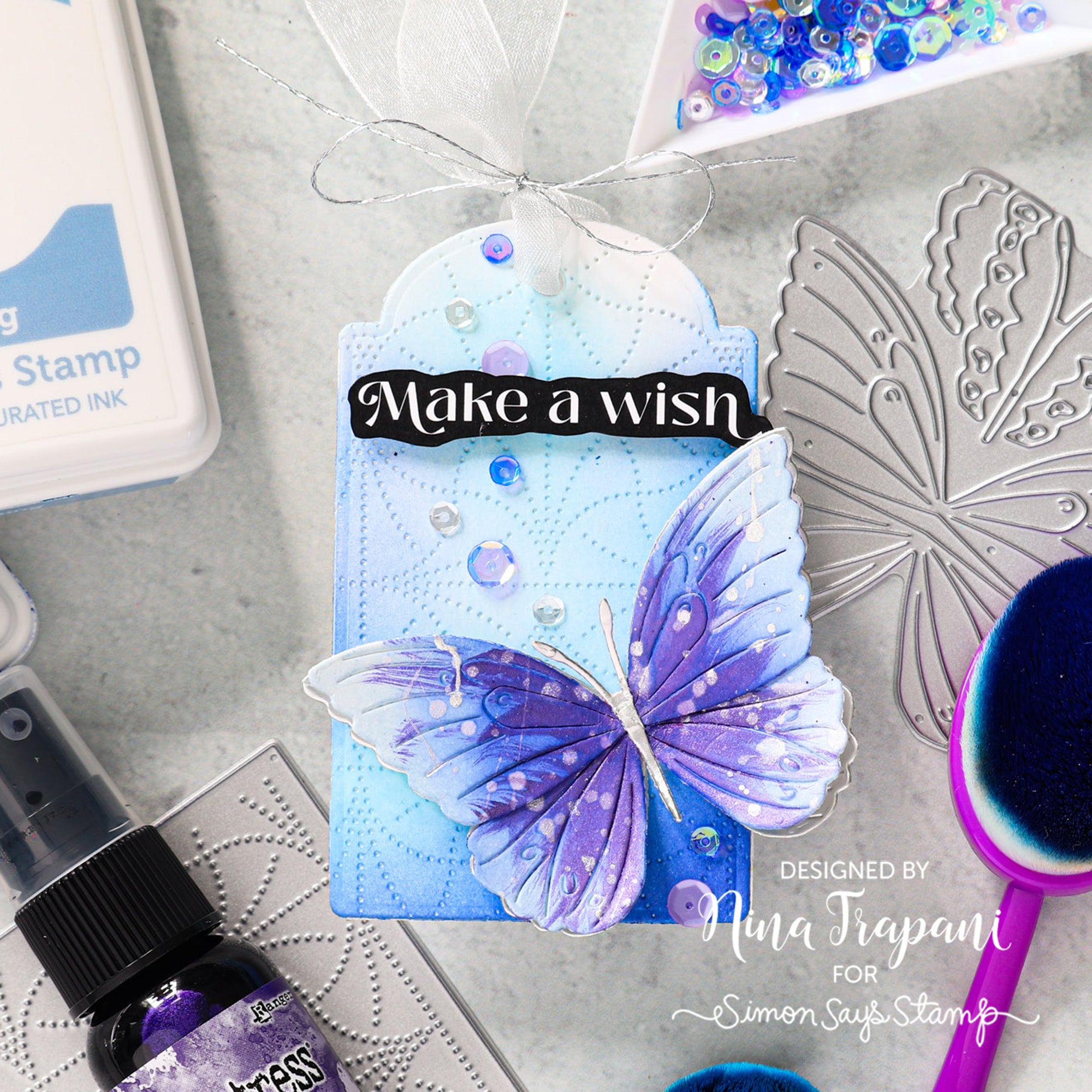 Altenew Hope Butterfly Stamp & Die Bundle Die