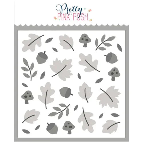 Pretty Pink Posh Layered Woodland Stencils