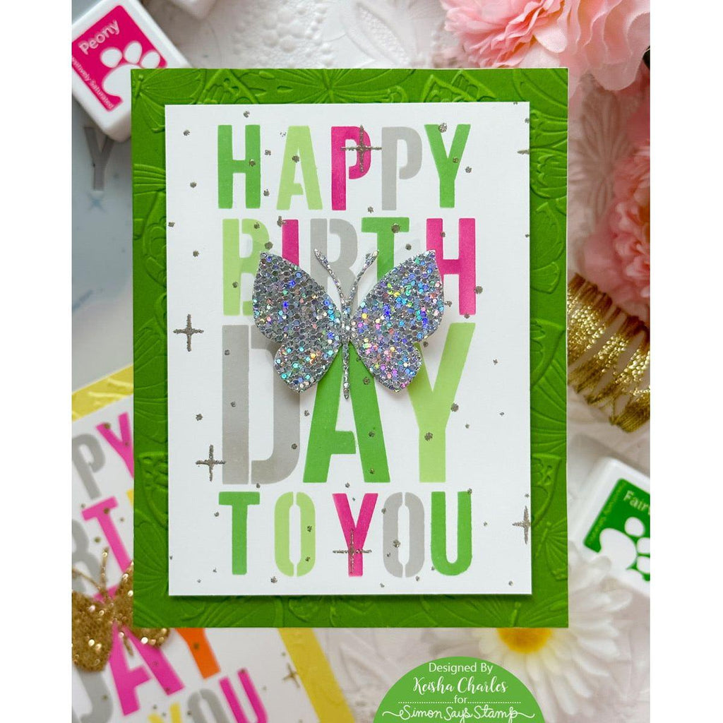 CZ Design Stencils Layering Birthday czt010 Out Of This World Birthday Card | color-code:ALT02