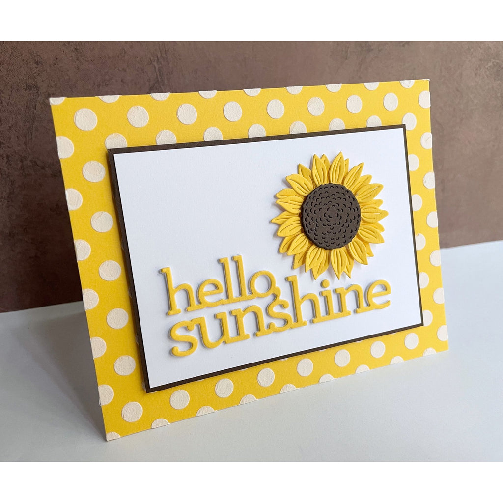 Simon Says Stamp Little Sunflower Bloom Wafer Die s834 Out Of This World Sunflower Card | color-code:ALT02