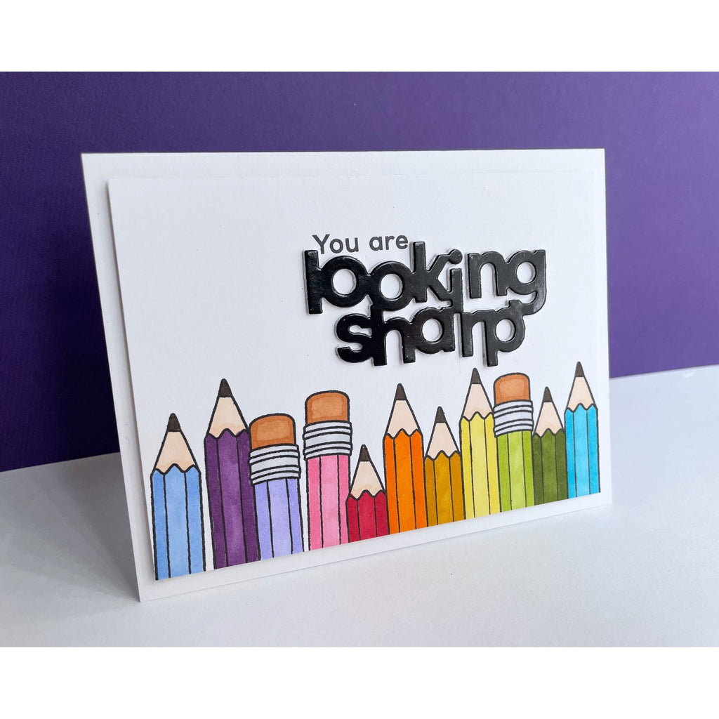  Simon Says Stamp Looking Sharp Wafer Dies sssd112848 Just A Note Back to School Card | color-code:ALT01