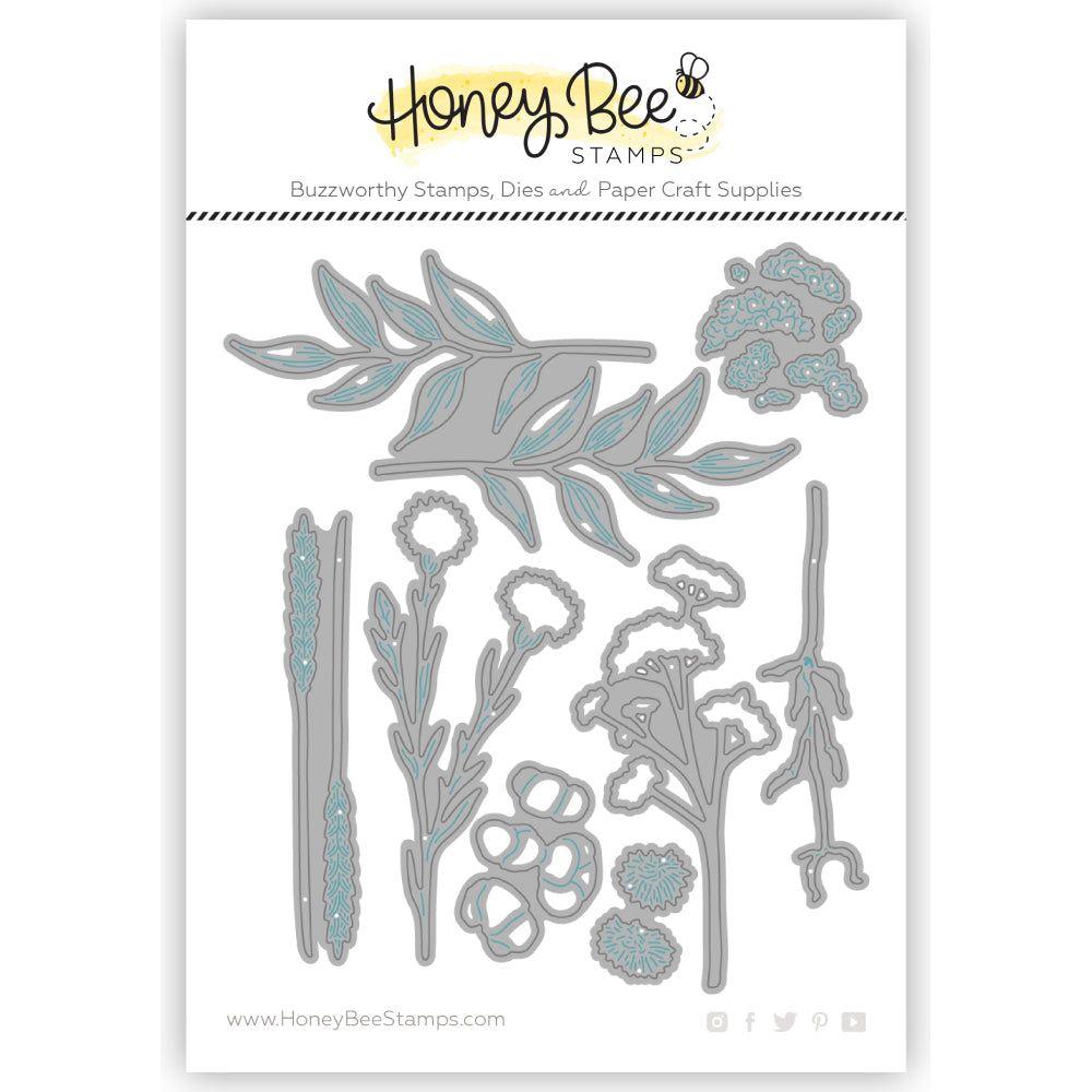 Honey Bee Lovely Layers Autumn Bouquet Dies hbds-llatmb metal dies