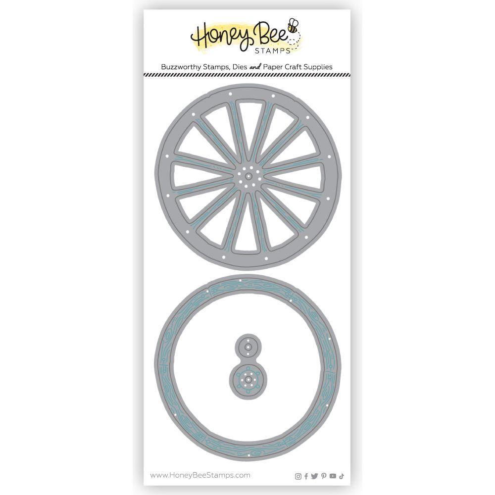 Honey Bee Lovely Layers Wagon Wheel Dies hbds-llwagw metal dies