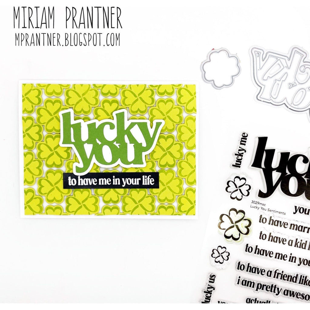 Simon Says Stamp Lucky You Sentiments Wafer Dies 1040mdc Splendor Lucky You Card | color-code:ALT01