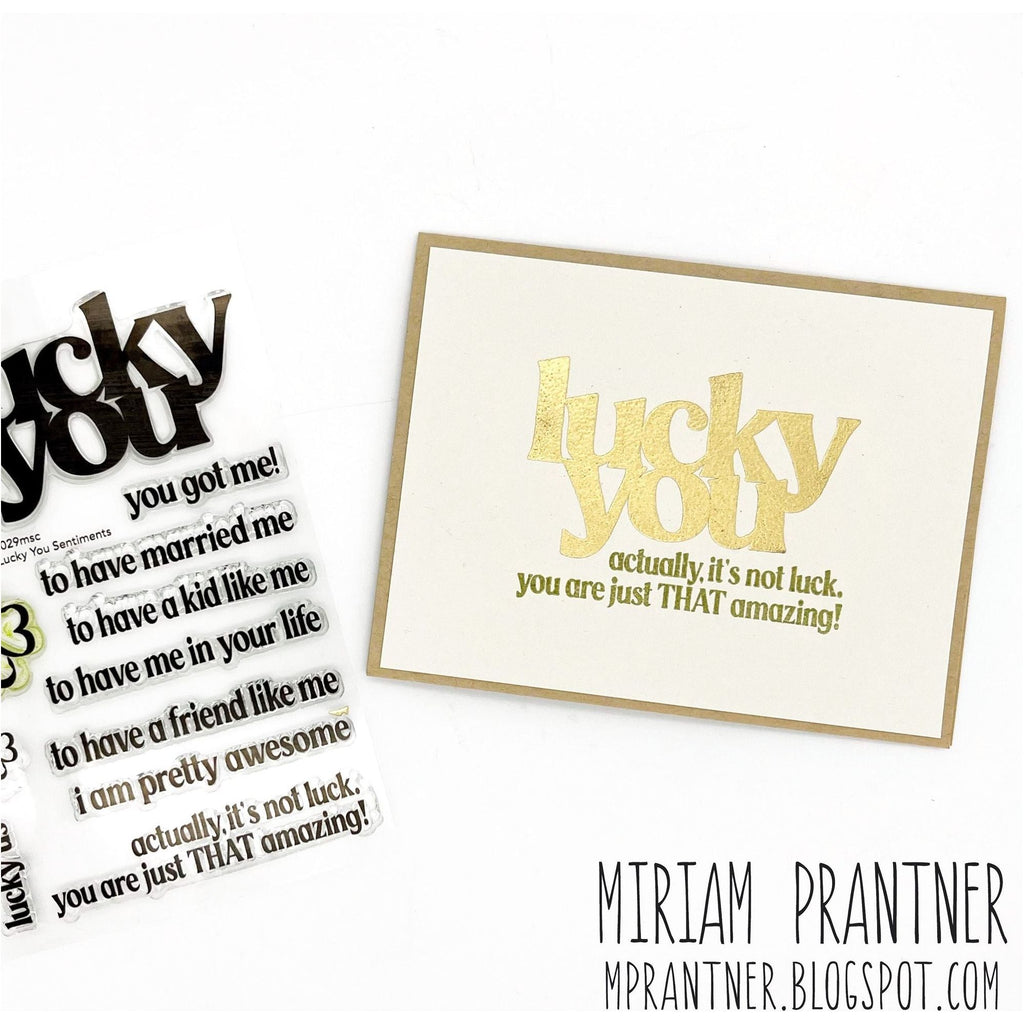 Simon Says Stamps and Dies Lucky You Sentiments set738ly Splendor Lucky You Card | color-code:ALT04