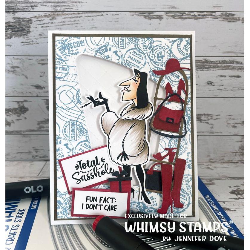 Whimsy Stamps Mix and Match Marquee Dies wsd264 postmarks