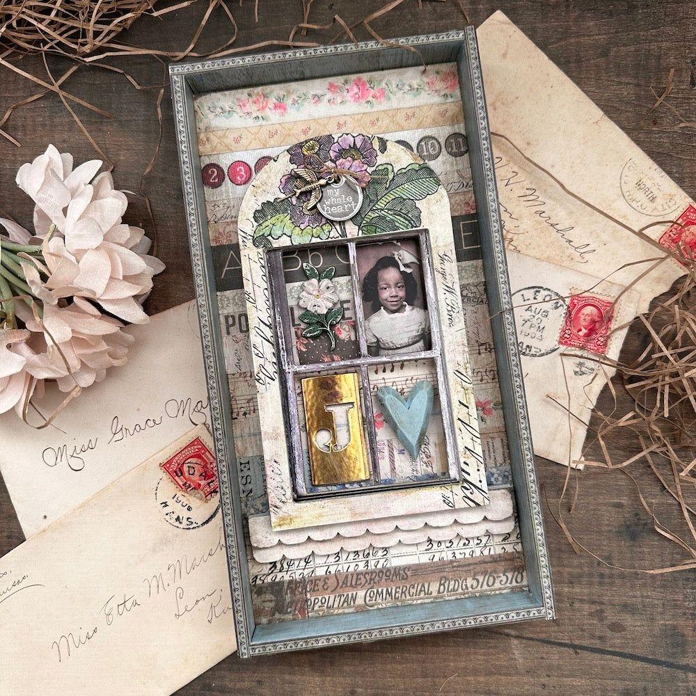 Ranger Tim Holtz Distress Crayon Picket Fence TDB49692 My Whole Heart Mixed Media | color-code:ALT01