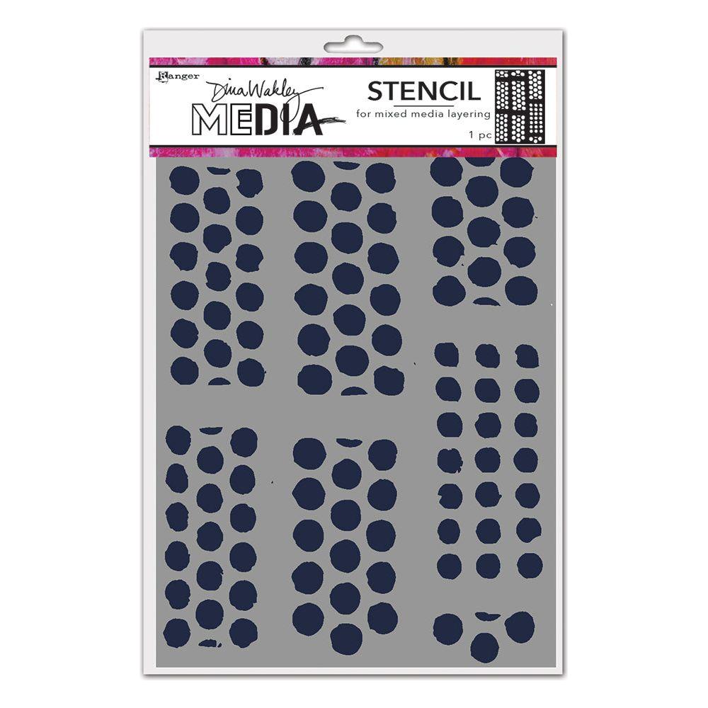 Dina Wakley Dotted Tape Media Stencil Ranger mds83085