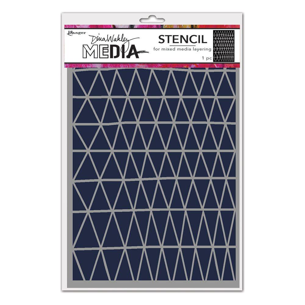 Dina Wakley Ranger Triangle Fence Stencil mds83153