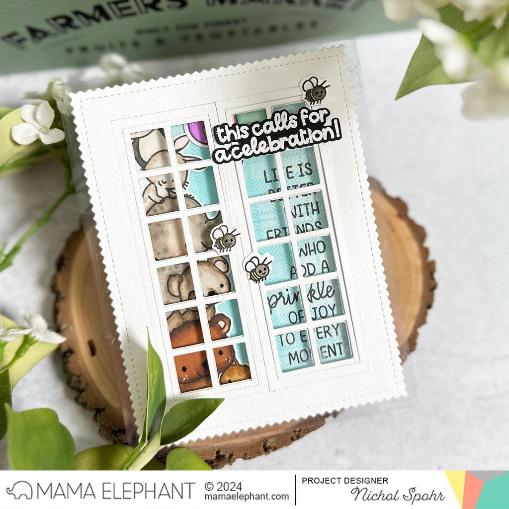 Mama Elephant Open Sesame Portrait Creative Cuts Steel Dies celebration | color-code:ALT01