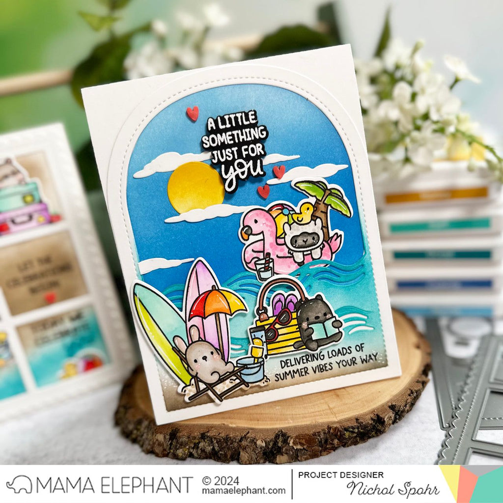 Mama Elephant Seaside Vibes Creative Cuts Steel Dies summer vibes | color-code:ALT02