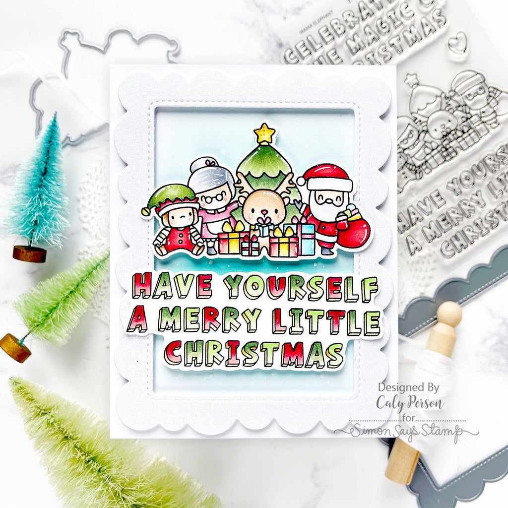 Mama Elephant Christmas Block Set STAMPtember Exclusive Stamps 3111ssc | color-code:ALT01