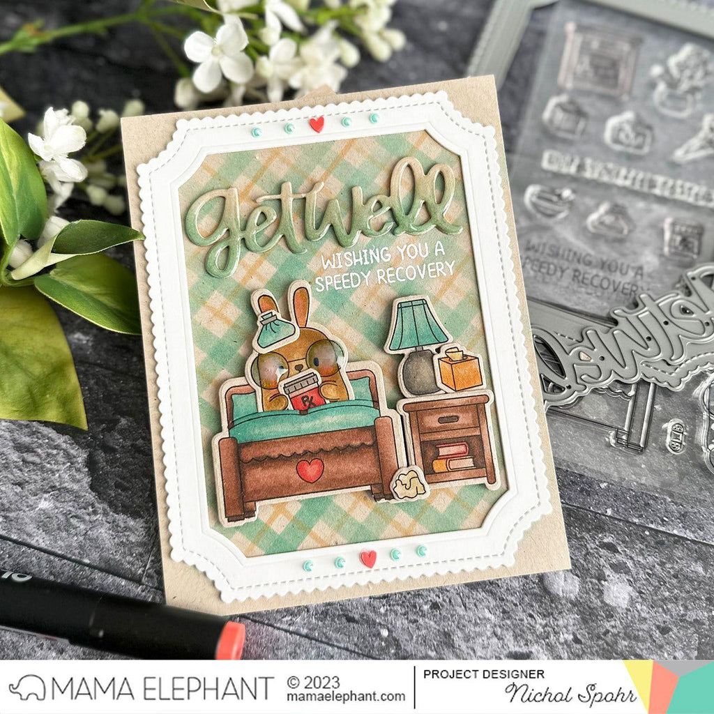 Mama Elephant Clear Stamps Feel Better Get Well | color-code:ALT02