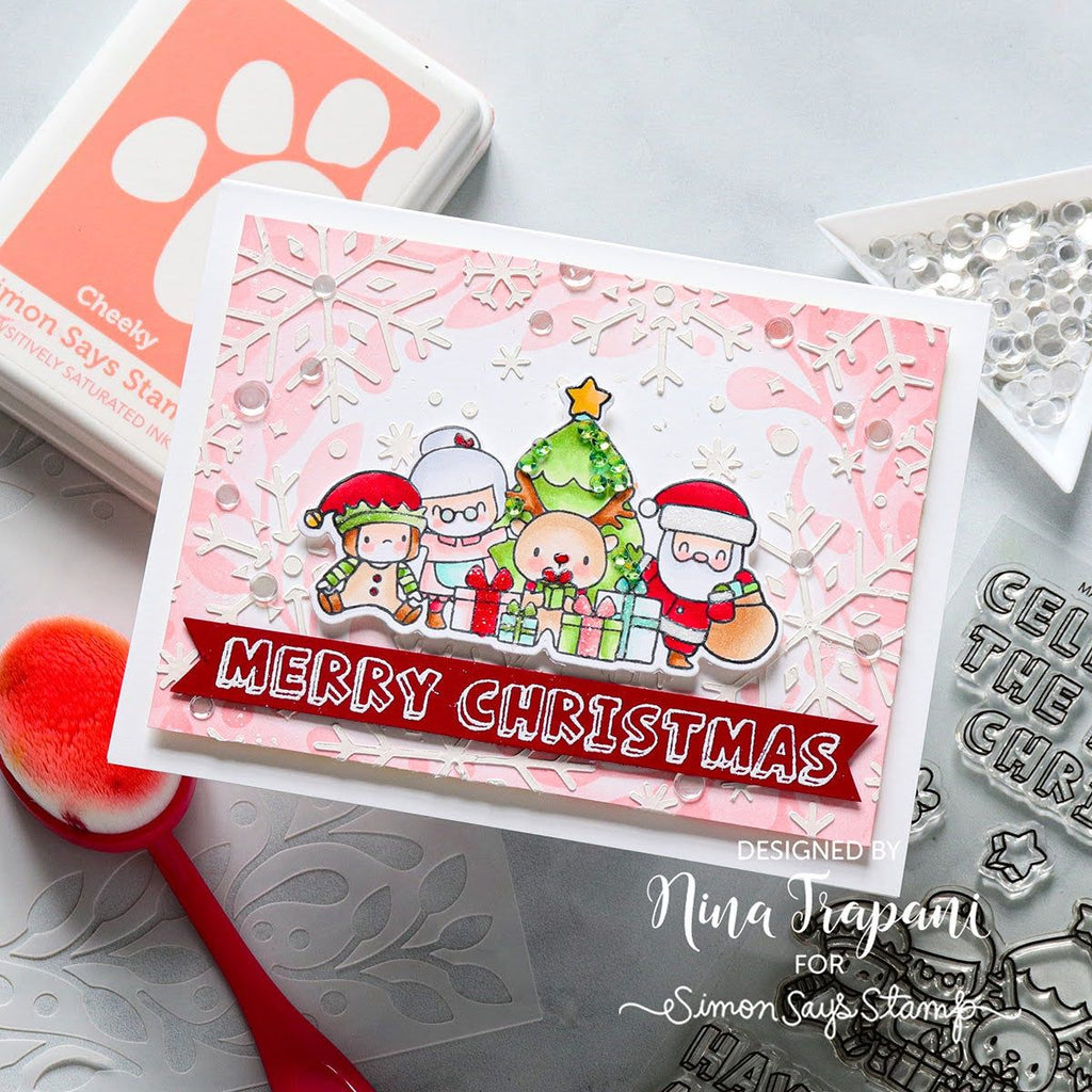 Mama Elephant Christmas Block Set STAMPtember Exclusive Stamps and Dies