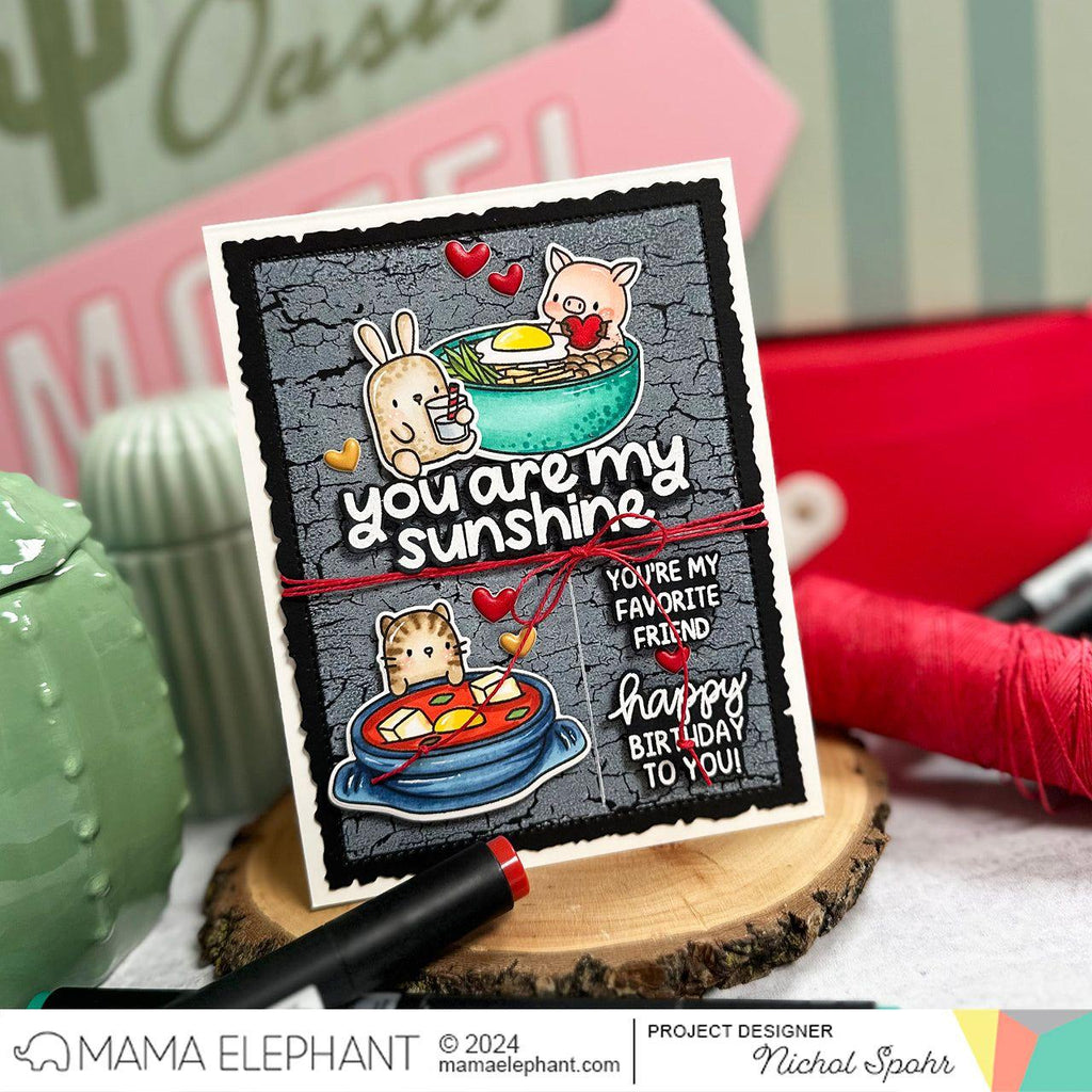 Mama Elephant Like Family Clear Stamps happy birthday | color-code:ALT01