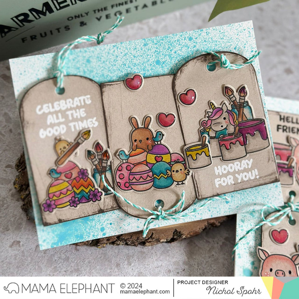 Mama Elephant Deliver Spring Happiness Creative Cuts Steel Dies celebrate | color-code:ALT02