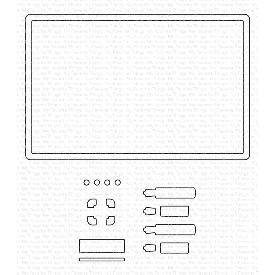 My Favorite Things Dry Erase Whiteboard Dies Die-Namics mft2532