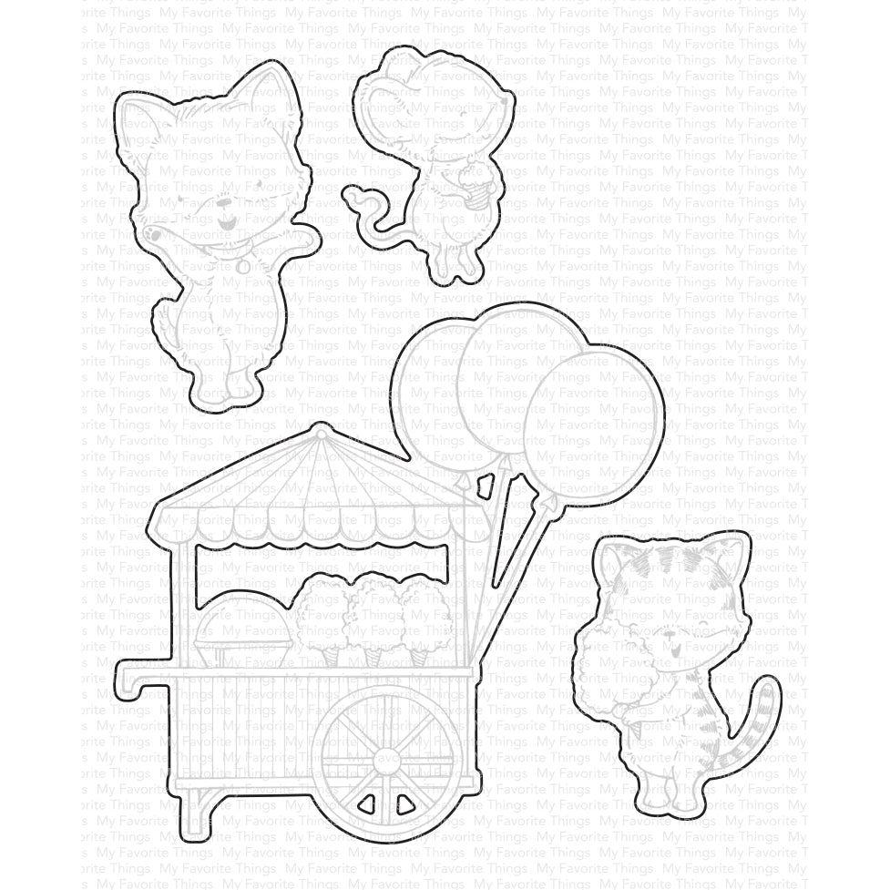 My Favorite Things Cotton Candy Critters Die-Namics Dies mft2567