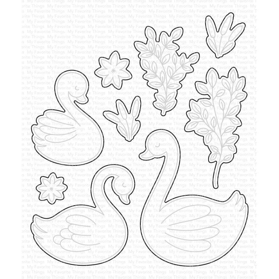 My Favorite Things Tranquil Swans Dies Die-Namics mft2744