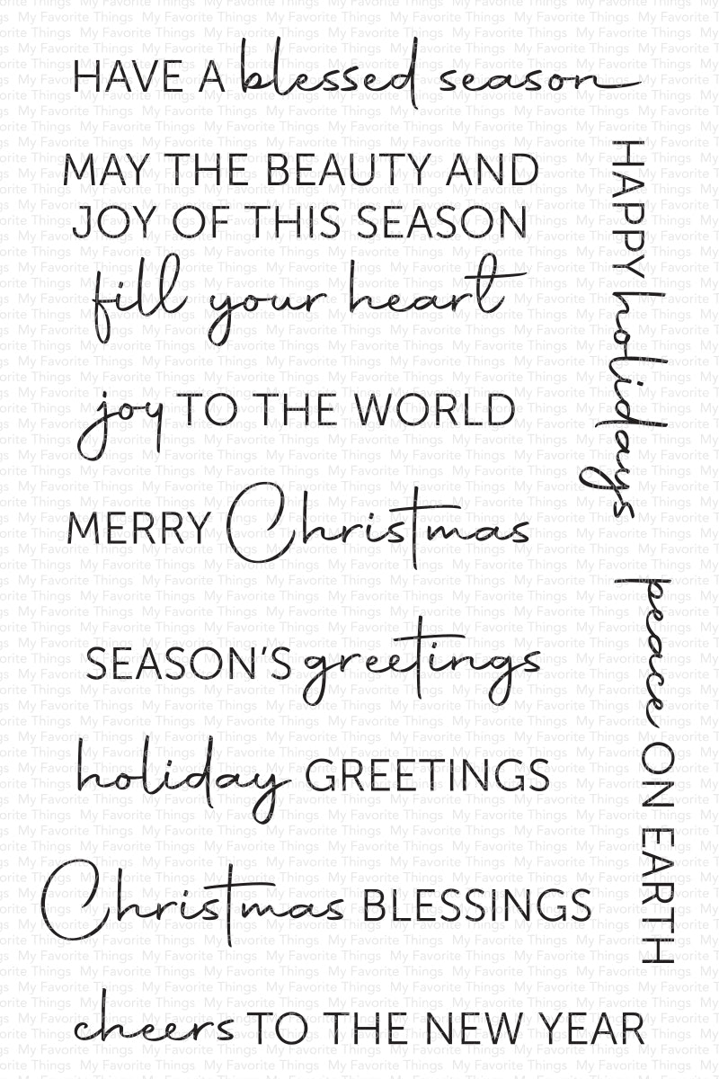 My Favorite Things Christmas Wishes Clear Stamps cs822 – Simon Says Stamp