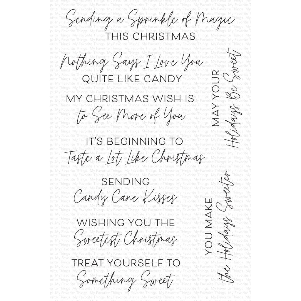 My Favorite Things Sweetest Holiday Wishes Clear Stamps cs835