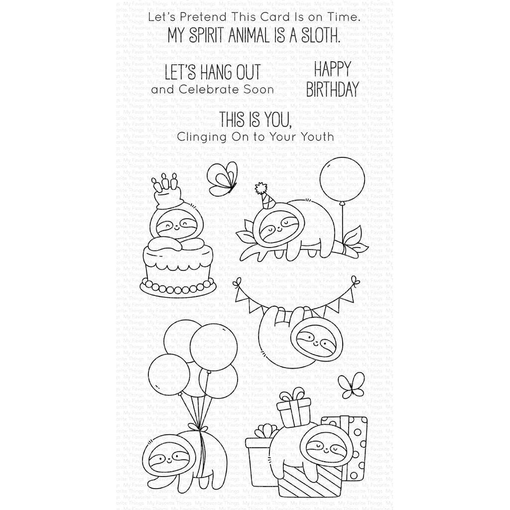 My Favorite Things Hang Out and Celebrate Clear Stamps jb002