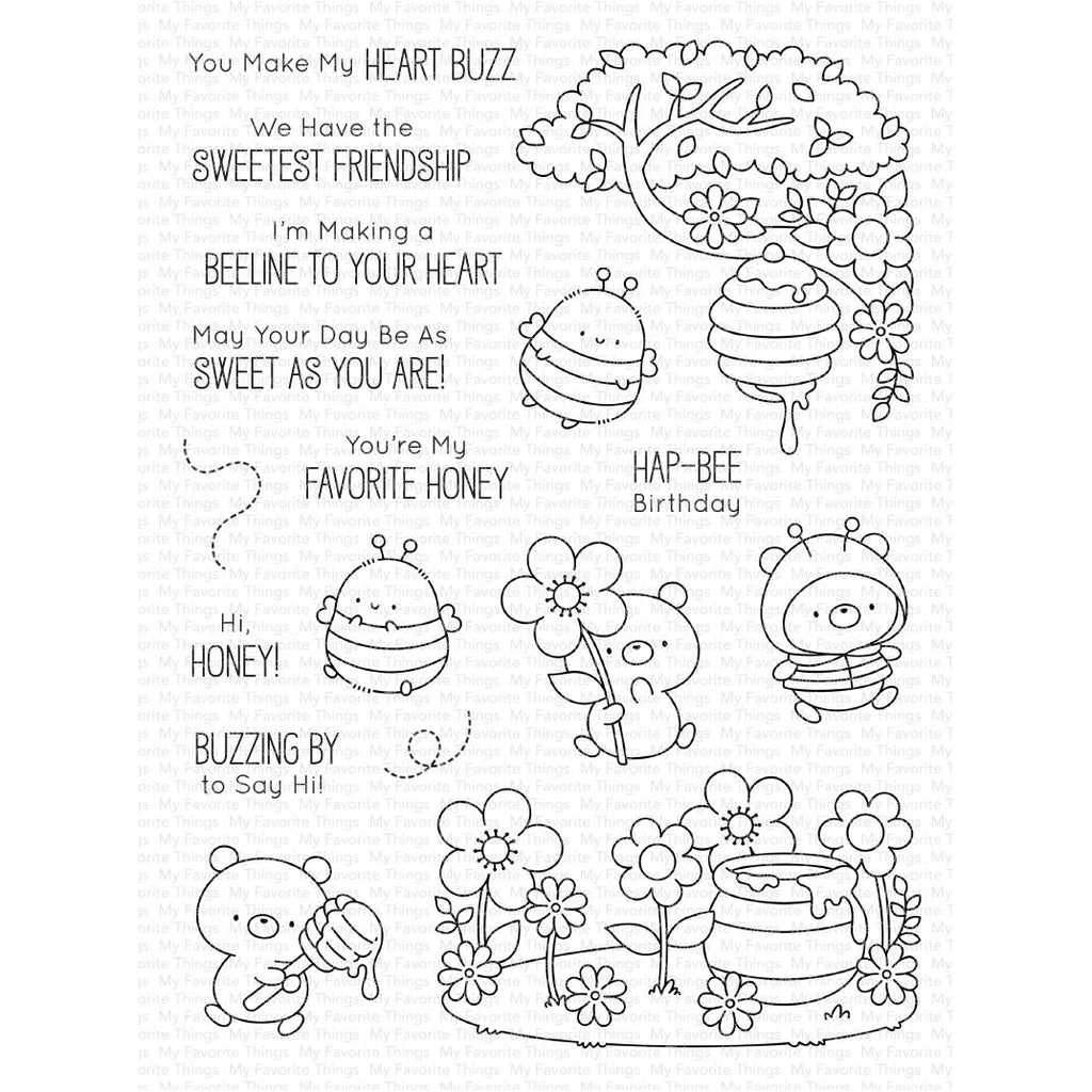 My Favorite Things Beeline to Your Heart Clear Stamps jb010