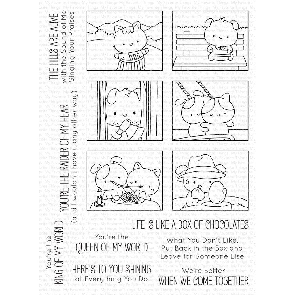 My Favorite Things Big Screen Scenes Clear Stamps jb035