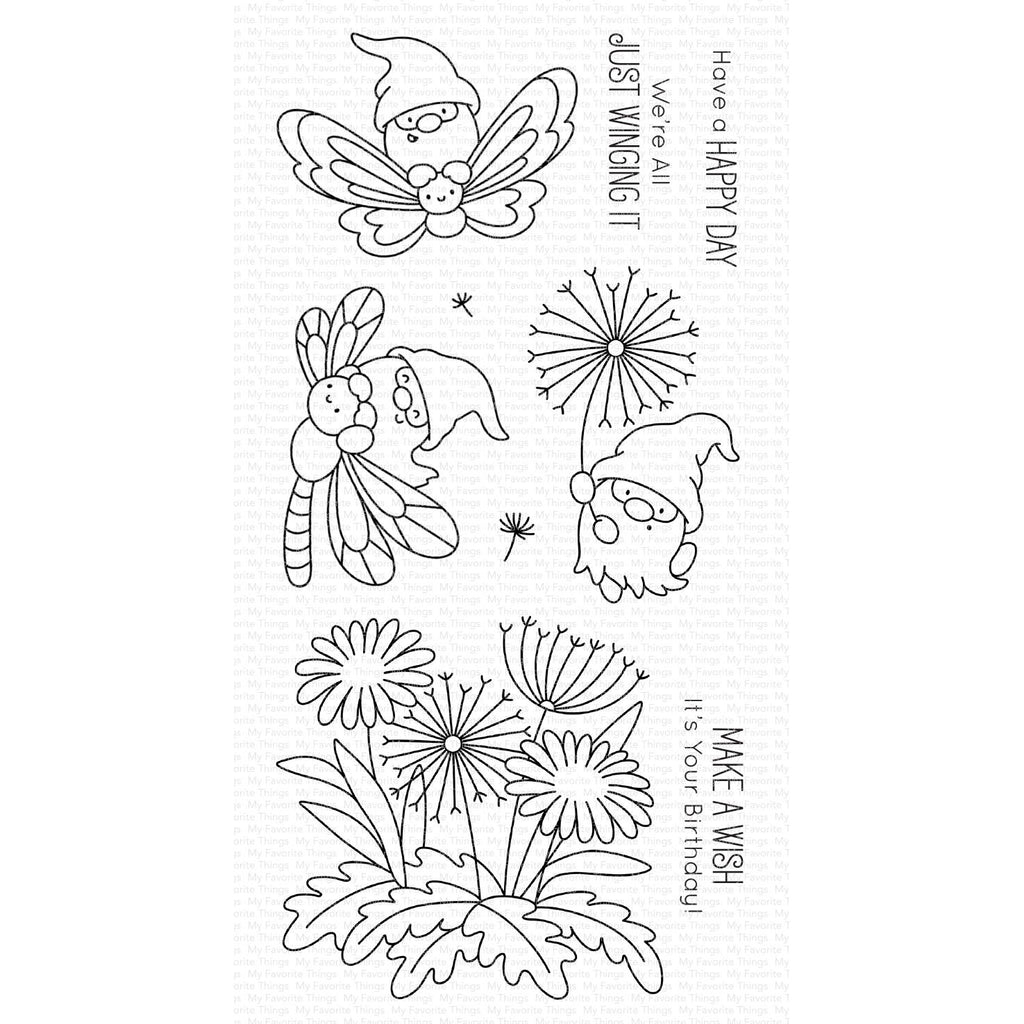 My Favorite Things Wings and Wishes Clear Stamps jb039