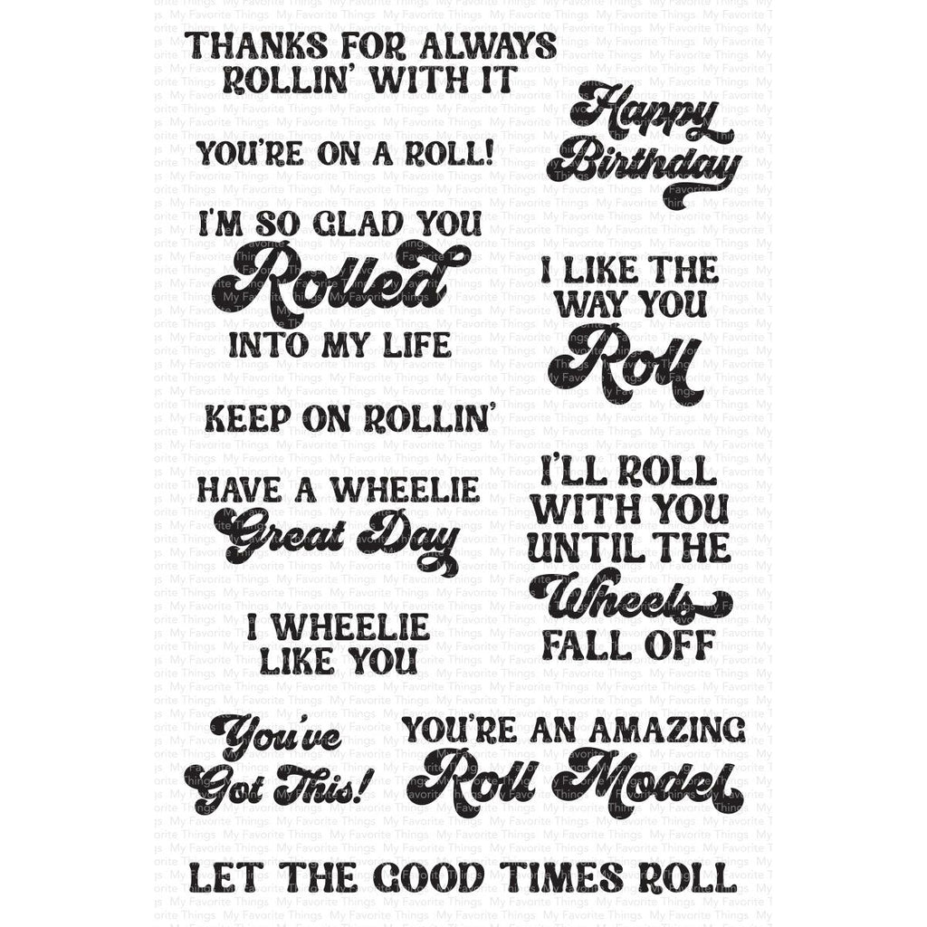 My Favorite Things Let the Good Times Roll Clear Stamps mstn016