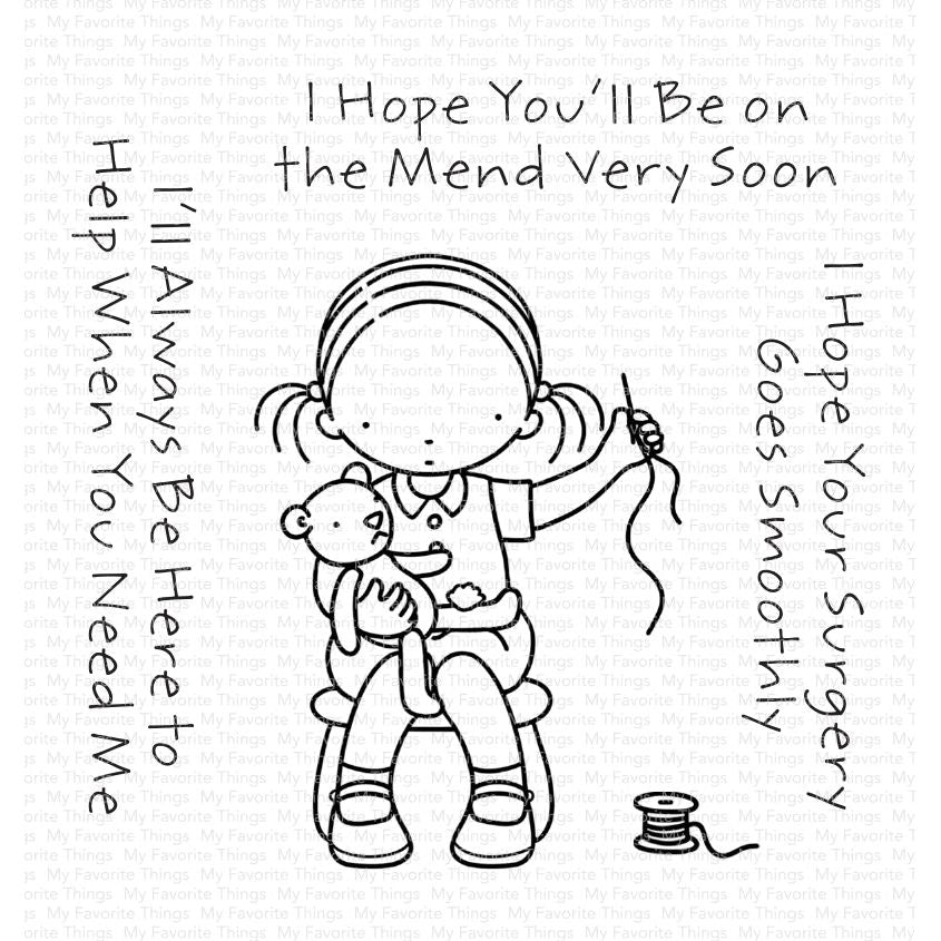 My Favorite Things On the Mend Clear Stamps pi343