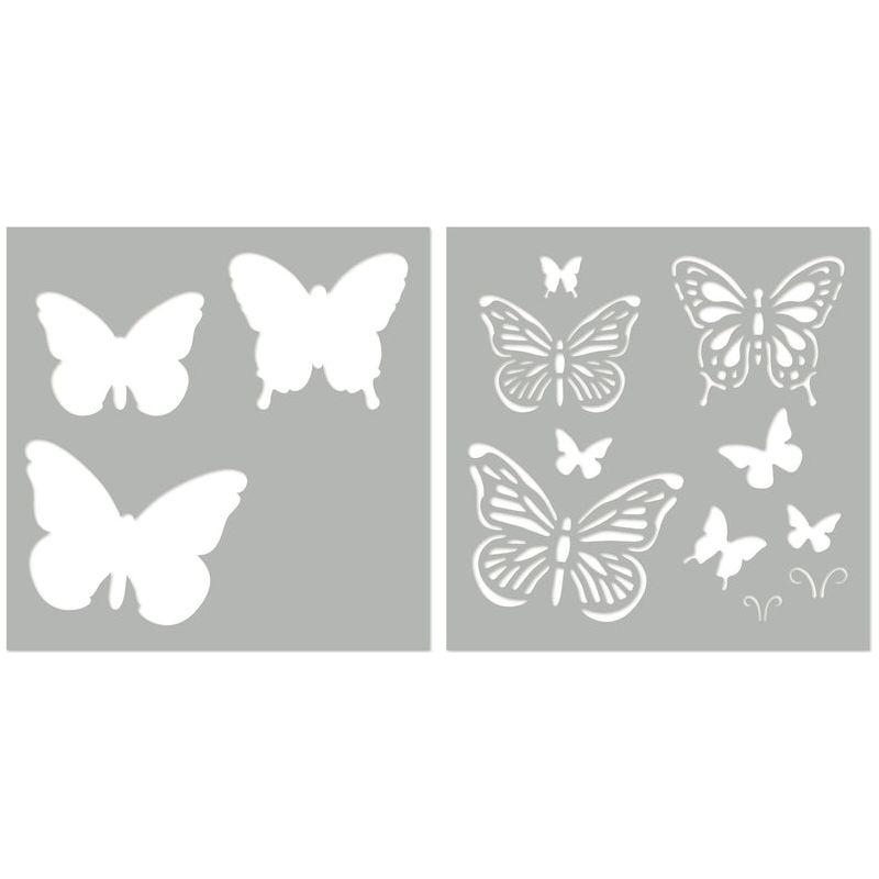 My Favorite Things Flutterbys Premium Stencil Set st210 each stencil