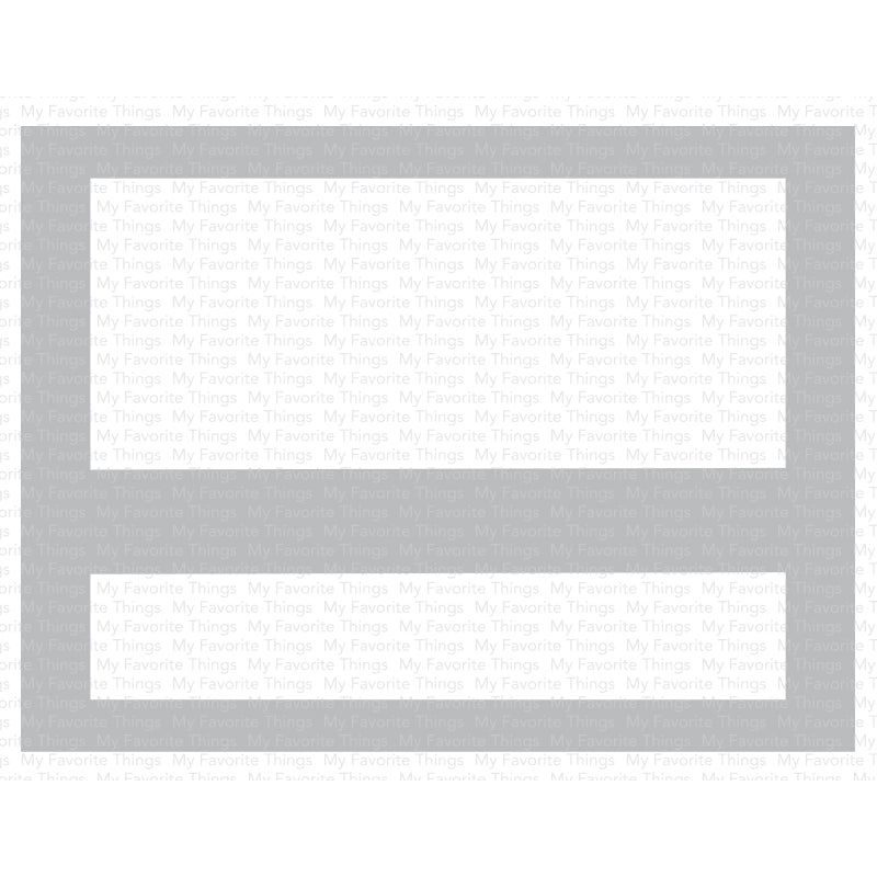 My Favorite Things Smart Mask Horizontal High/Low Strip Template Stencil st197