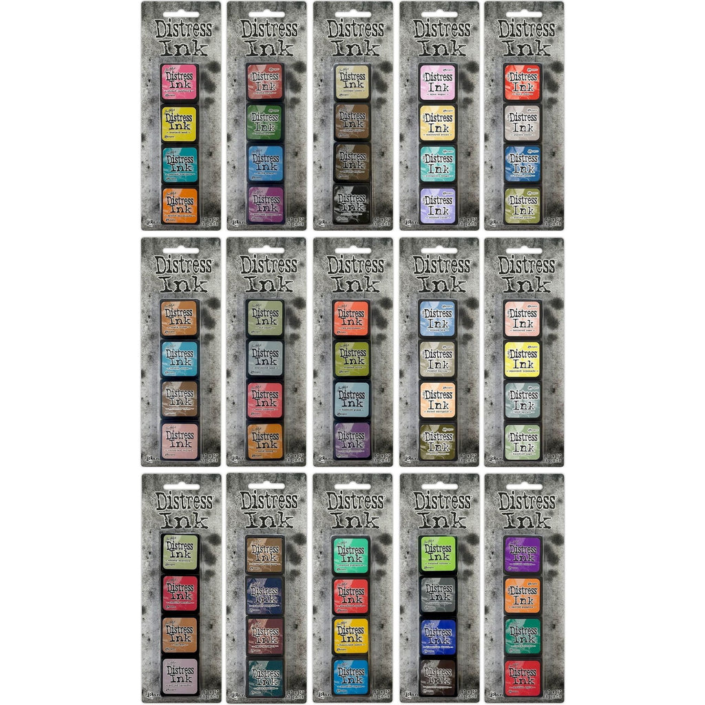 Tim Holtz Mini Distress Ink Pads Sets 1 Through 15 Ranger