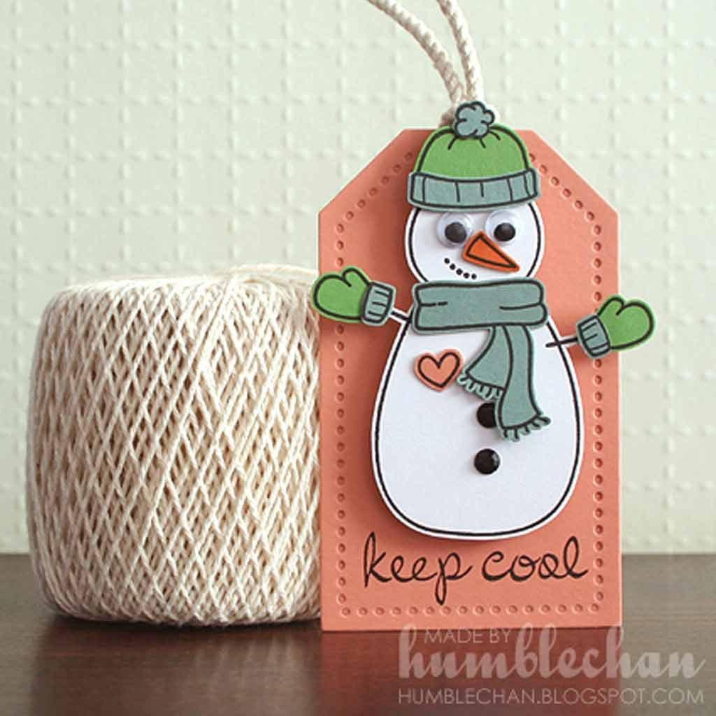 Lawn Fawn Making Frosty Friends Clear Stamps lf362 Keep Cool