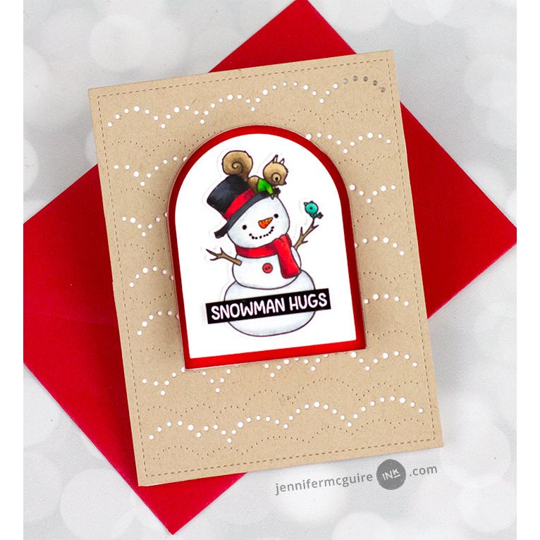 Mama Elephant Build A Snowman Clear Stamps hugs | color-code:ALT01