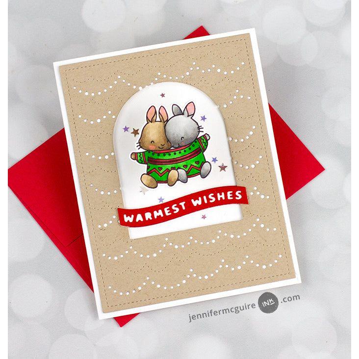 Mama Elephant December Duo Clear Stamps warm wishes | color-code:ALT01