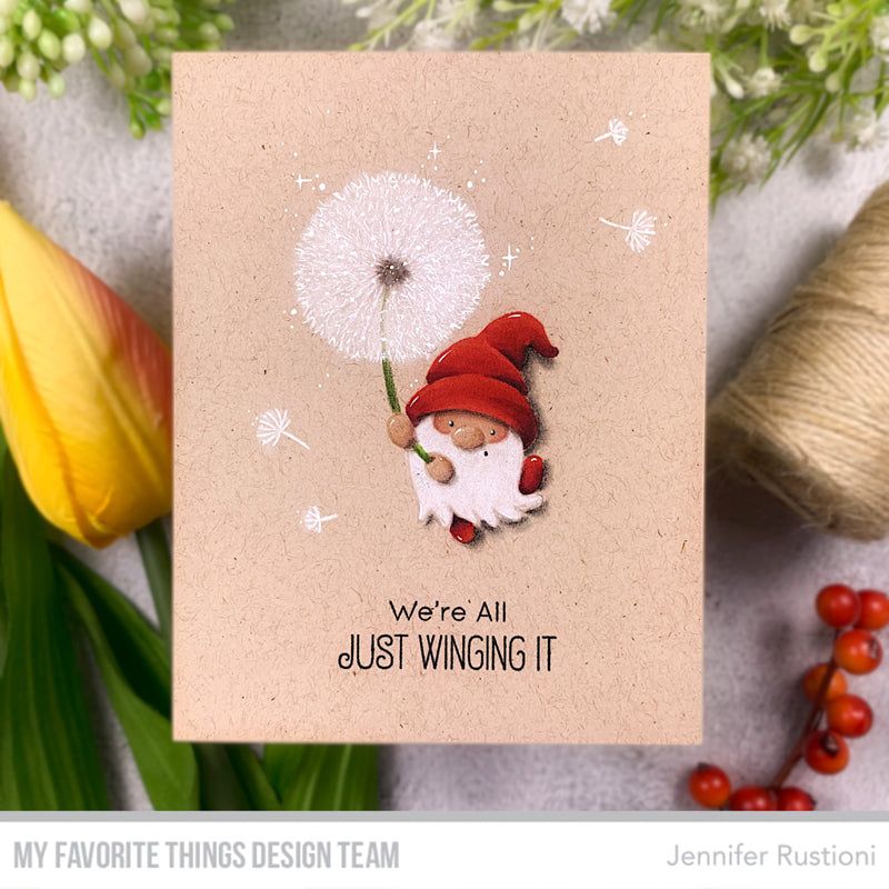 My Favorite Things Wings and Wishes Clear Stamps and Dies Set Just Winging it | color-code:alt1