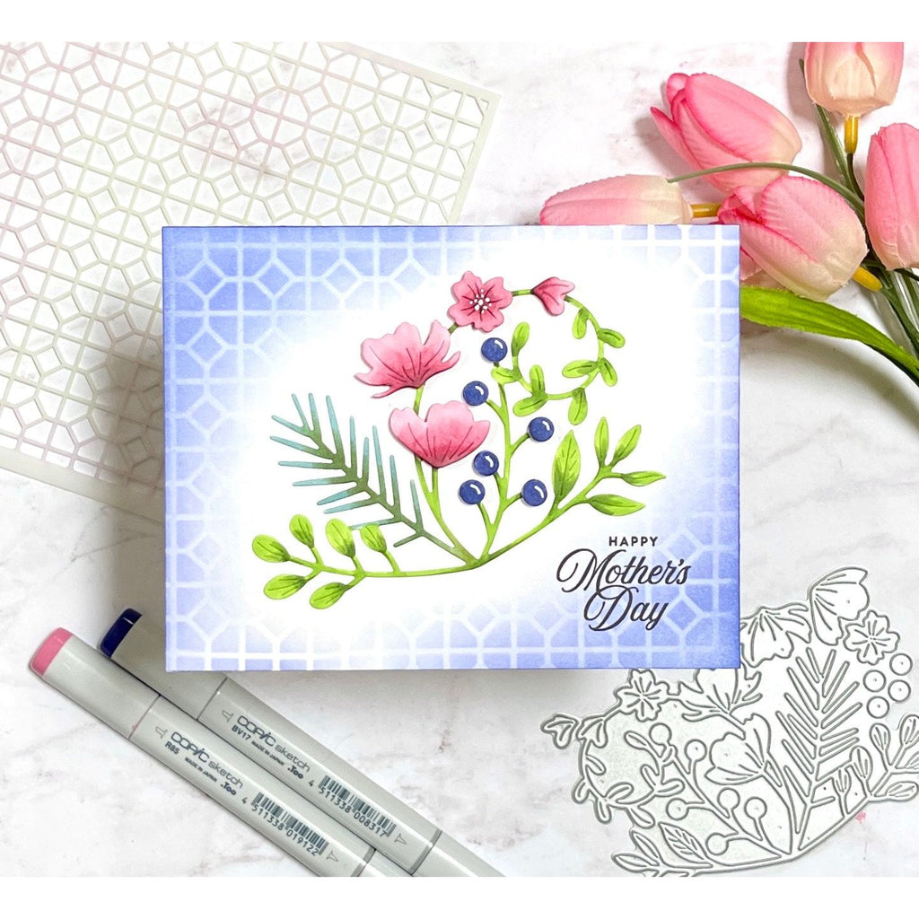 Simon Says Stamp Meadow Swag Wafer Dies s892 Be Bold Mother's Day | color-code:ALT04