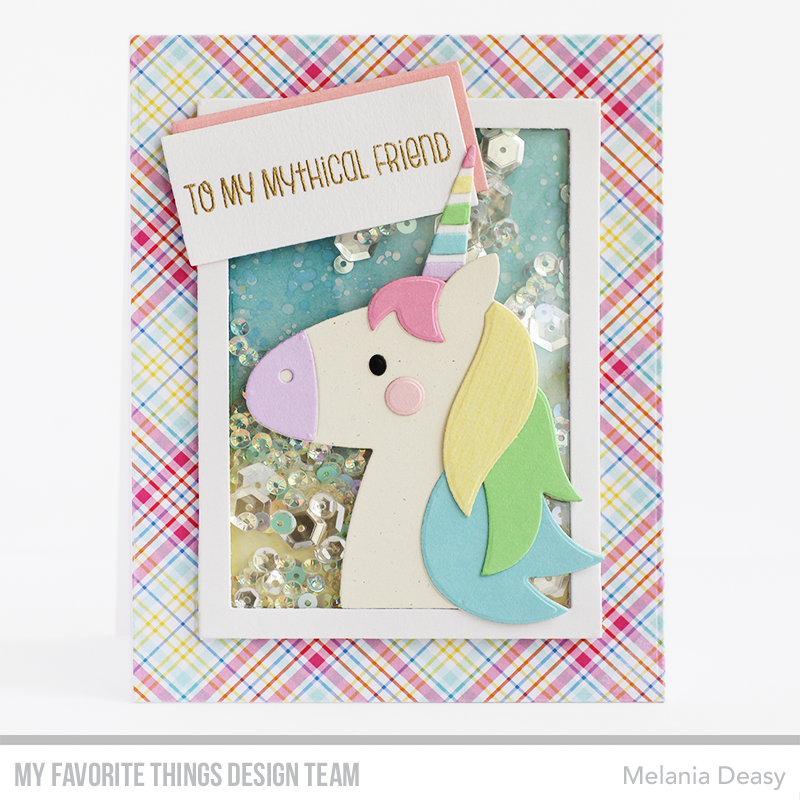 My Favorite Things One in a Unicorn Clear Stamps cs800 to my mythical friend