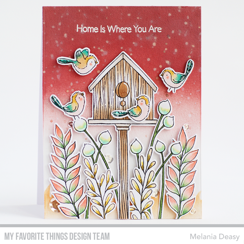 My Favorite Things Peaceful Birds Clear Stamps sy59 home is where you are | color-code:alt2