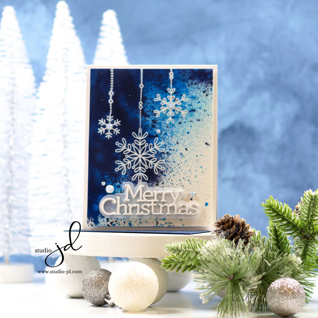 CZ Design Merry Christmas Wafer Dies czd248 Sweet Wishes Christmas Card | color-code:ALT05