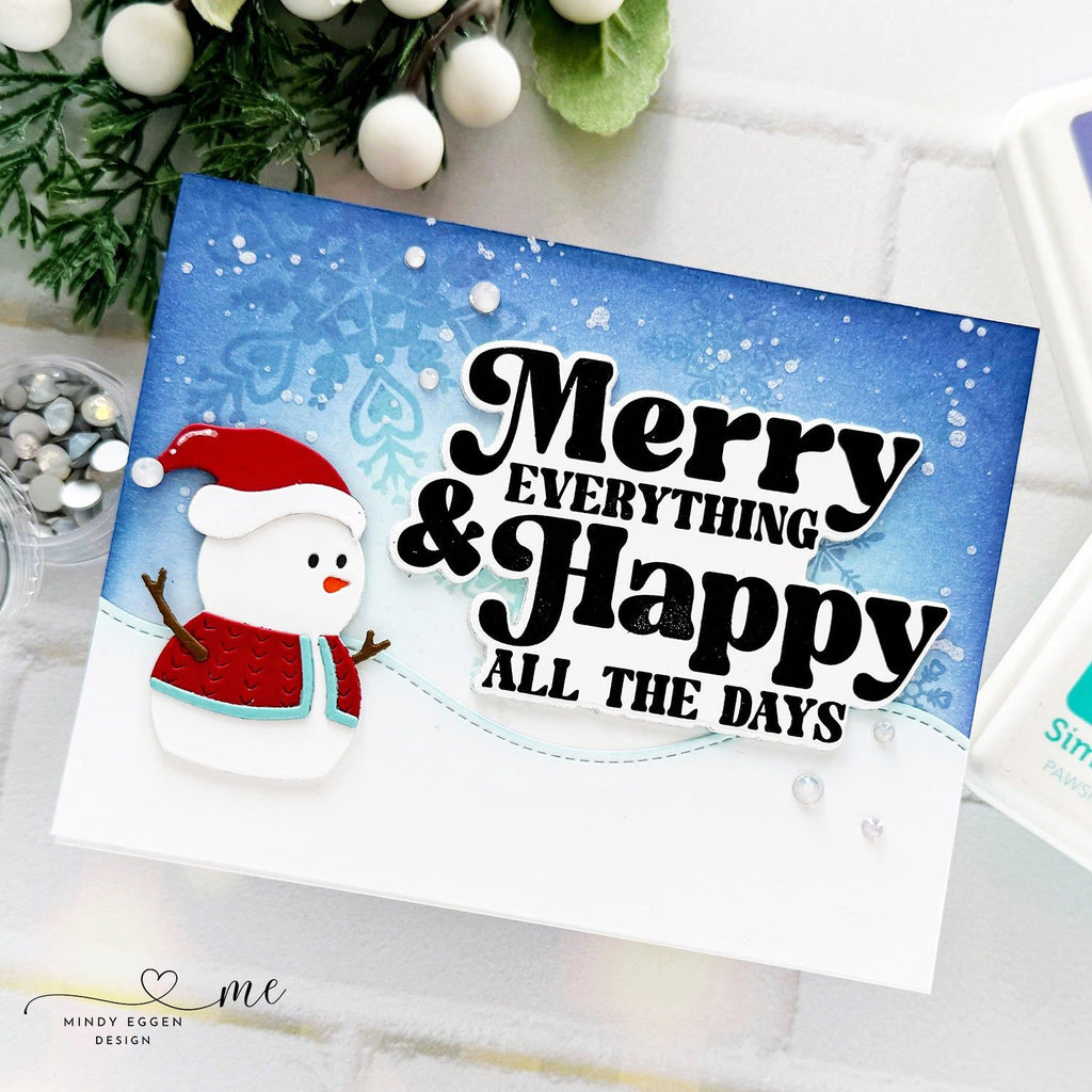 Simon Says Stamp Sweet Wishes Collection I Want It All Stamps and Coordinating Dies set881sd