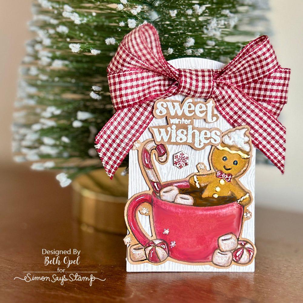 Simon Says Stamp Merry and Sweet Wafer Dies 1109sdc Christmas Gift Card Holder