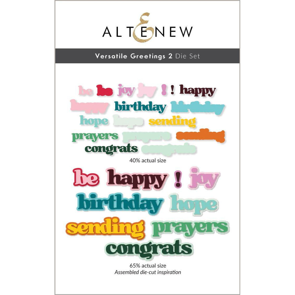 Altenew Versatile Greetings 2 Dies ALT7953