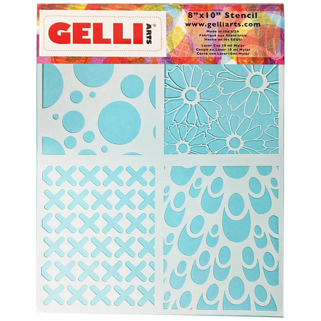 Gelli Arts Multi Stencil for Printing Plate