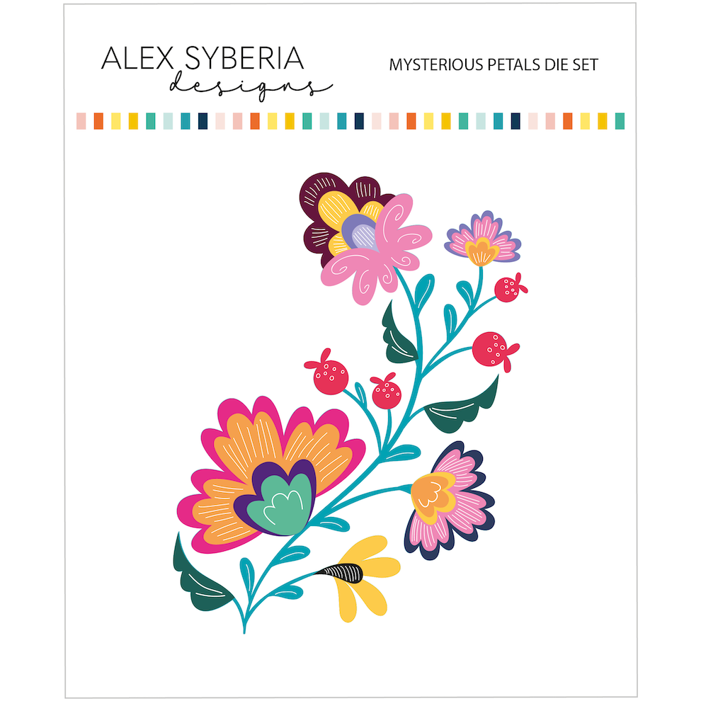 Alex Syberia Designs Mysterious Petals Die Set asd-d-156