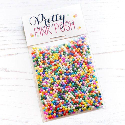 Pretty Pink Posh Birthday Party Shaker Beads