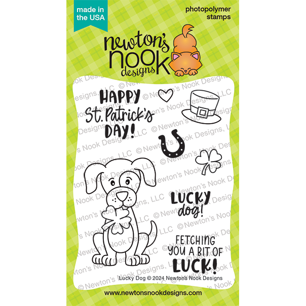 Newton's Nook Designs Lucky Dog Clear Stamps nn2402s02